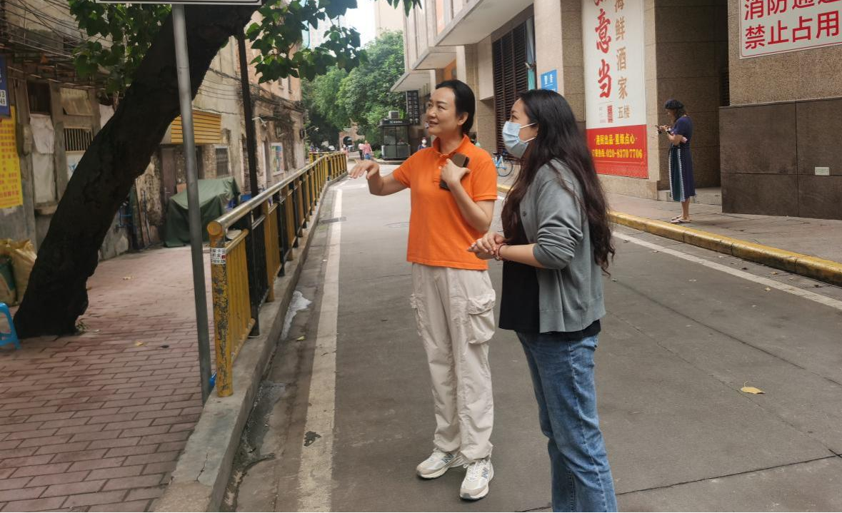 图 3代表现场察看情况